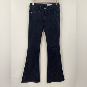 G-Star 26x32 Nova Midwaist Bell Flare Jeans 0012 dark indigo blue women’s